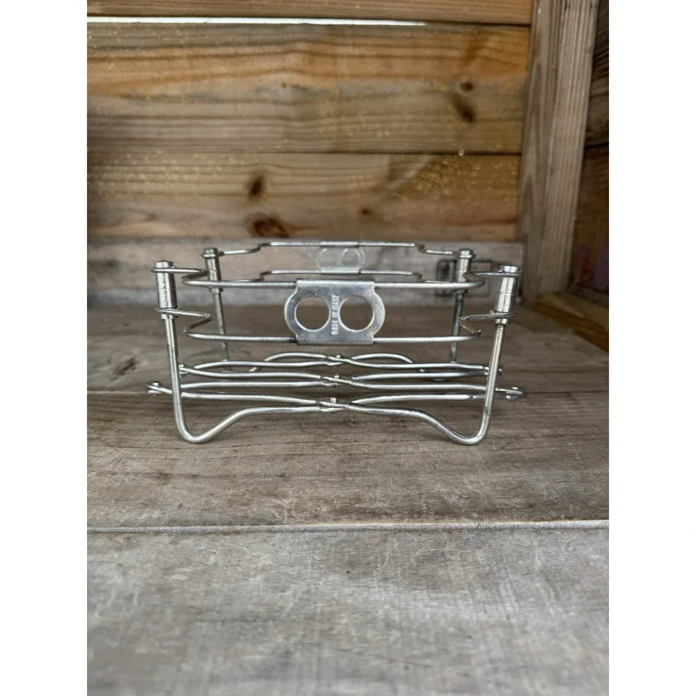 Vintage ROSTI Expandable Chrome Trivet Casserole Dish Holder - expands 8